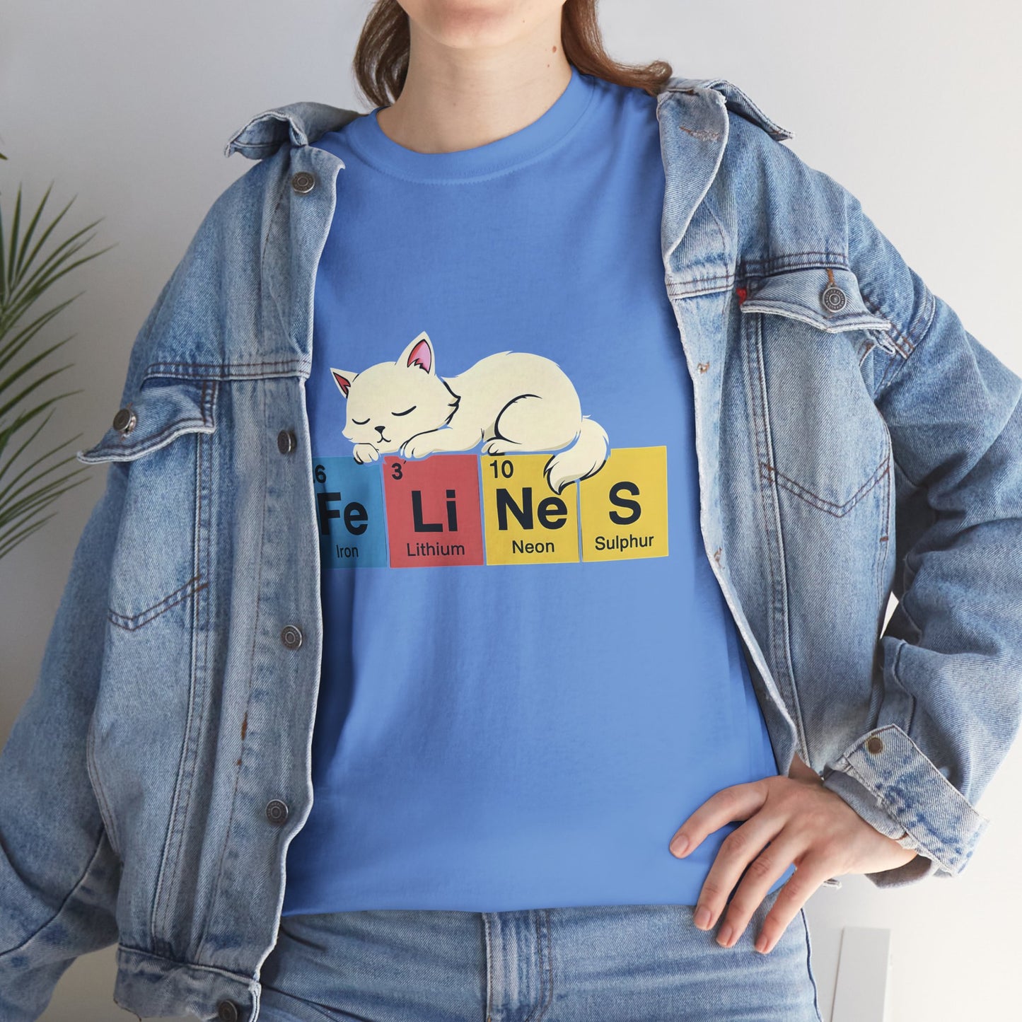 Cat Science Unisex Tee - Cute Feline Periodic Table T-Shirt for Cat Lovers