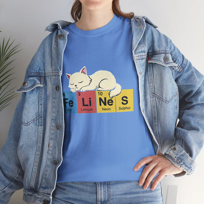Cat Science Unisex Tee - Cute Feline Periodic Table T-Shirt for Cat Lovers