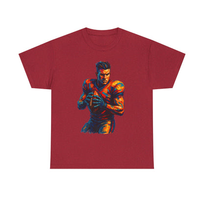 Vibrant Football Warrior T-Shirt