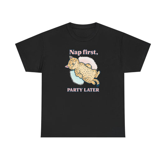 Cat Nap Party T-Shirt