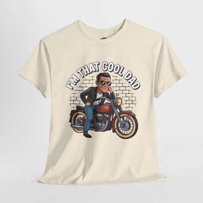 Cool Dad Unisex Tee Shirt - I'm that cool dad design