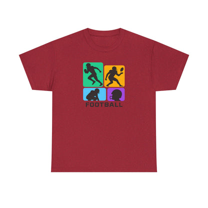 Vibrant Football Action T-Shirt