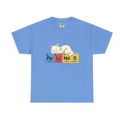 Cat Science Unisex Tee - Cute Feline Periodic Table T-Shirt for Cat Lovers