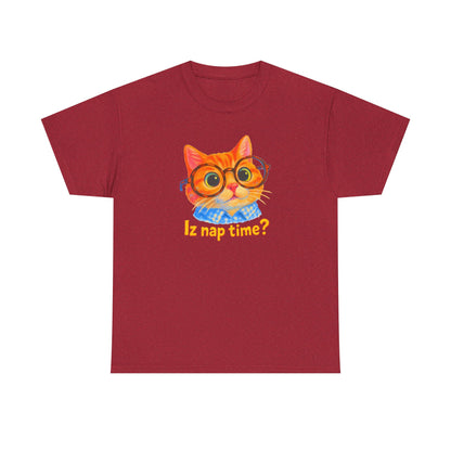 Adorable Cat 'Iz Nap Time?' T-Shirt
